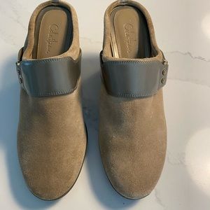 Cole Haan suede mules size 7